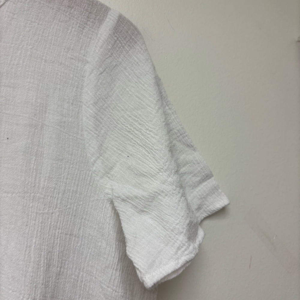 Urban Renewal Remnants Gauzy Tiered Cotton Dress - Picture 5 of 11